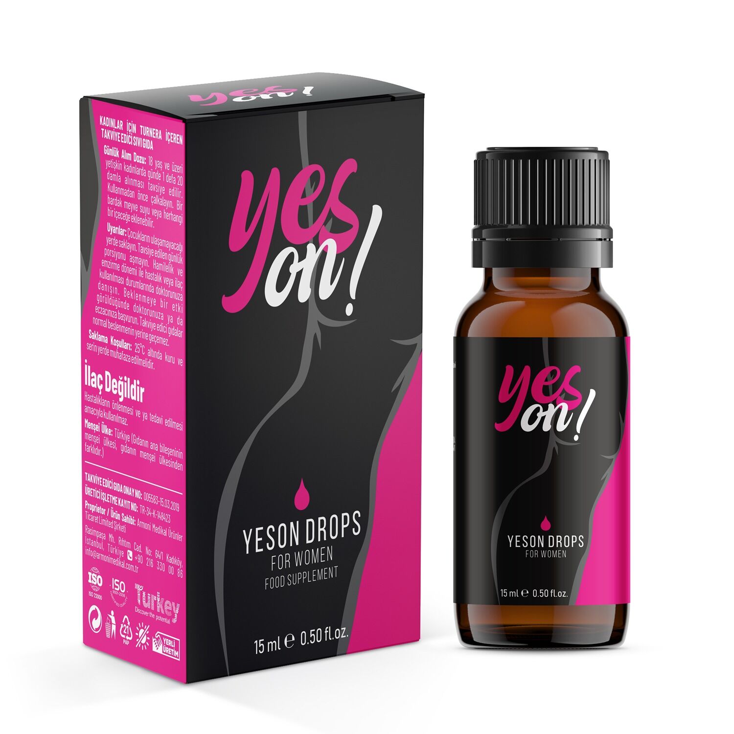 Bayan Damlası Yeson Drops For Women 15 ml.