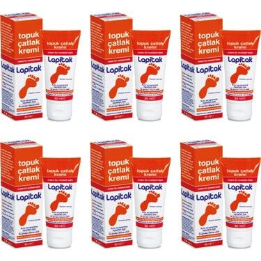 Lapitak Topuk Çatlak Kremi 60 ml (6 Kutu)